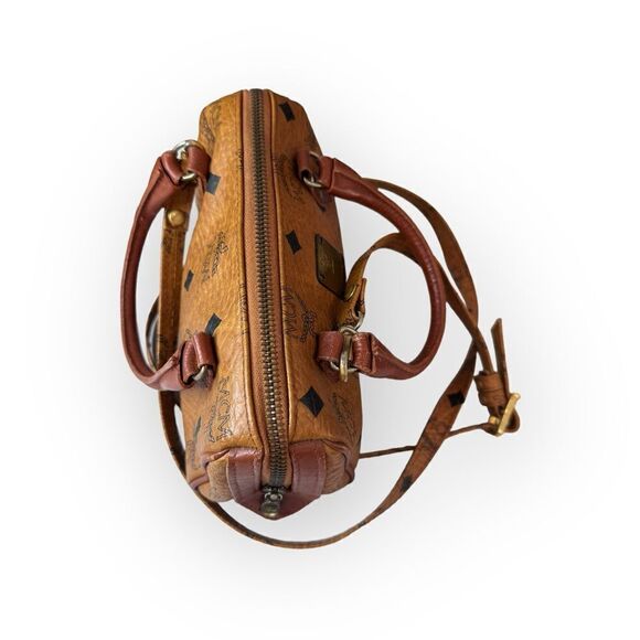 MCM Mini Logo Two Way German Handbag - Picture 5 of 13